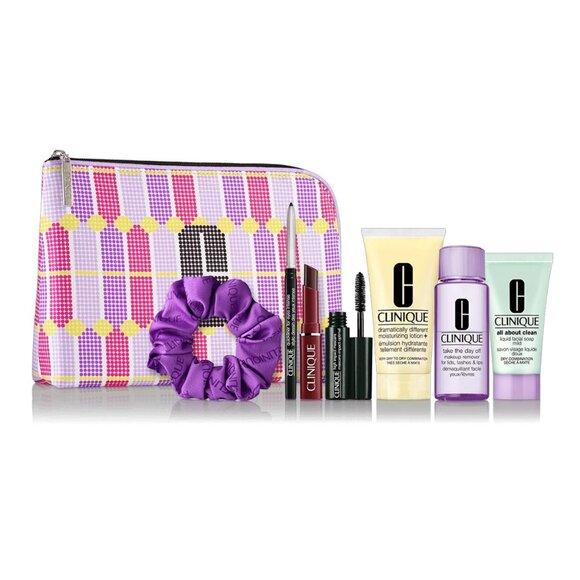 Clinique Dramatically Different Lotion Makeup & Skincare Bundle 6 Products + Bag - Picture 9 of 9